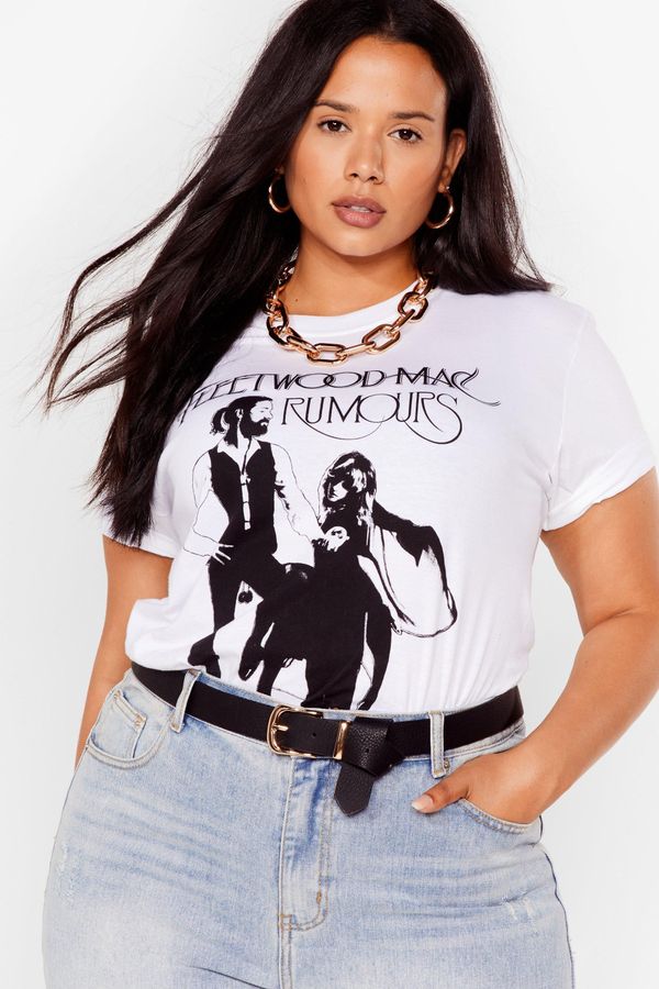 Womens Plus Size Fleetwood Mac Graphic Band T-Shirt